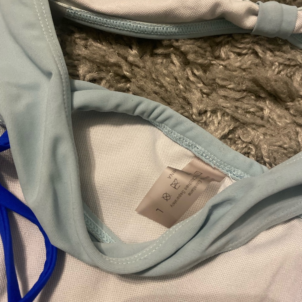 Light Blue Bikini with Blue Straps - Picture 2 of 2